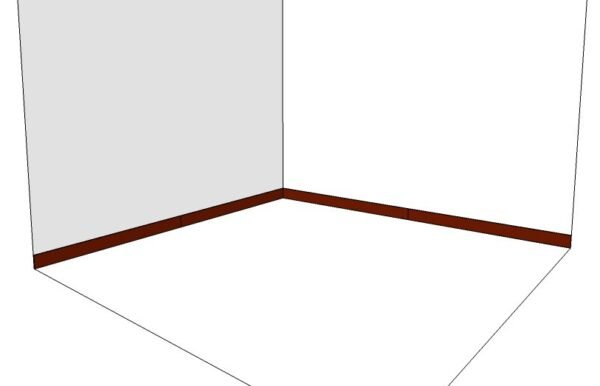 Lsm Battiscopa 50x13 Design Teak